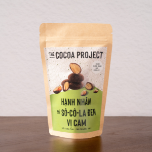 Hạnh Nhân Phủ Sô-cô-la Đen Vị Cam